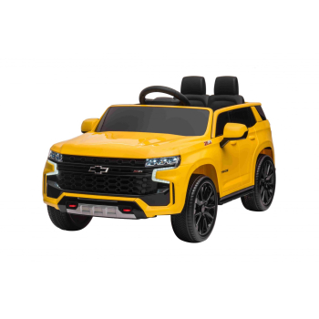 Chevrolet Tahoe Elektryczne Autko dla dzieci Żółty + Pilot + EVA + Radio MP3 + LED